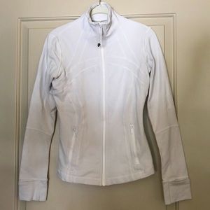 Lululemon white define jacket size 6